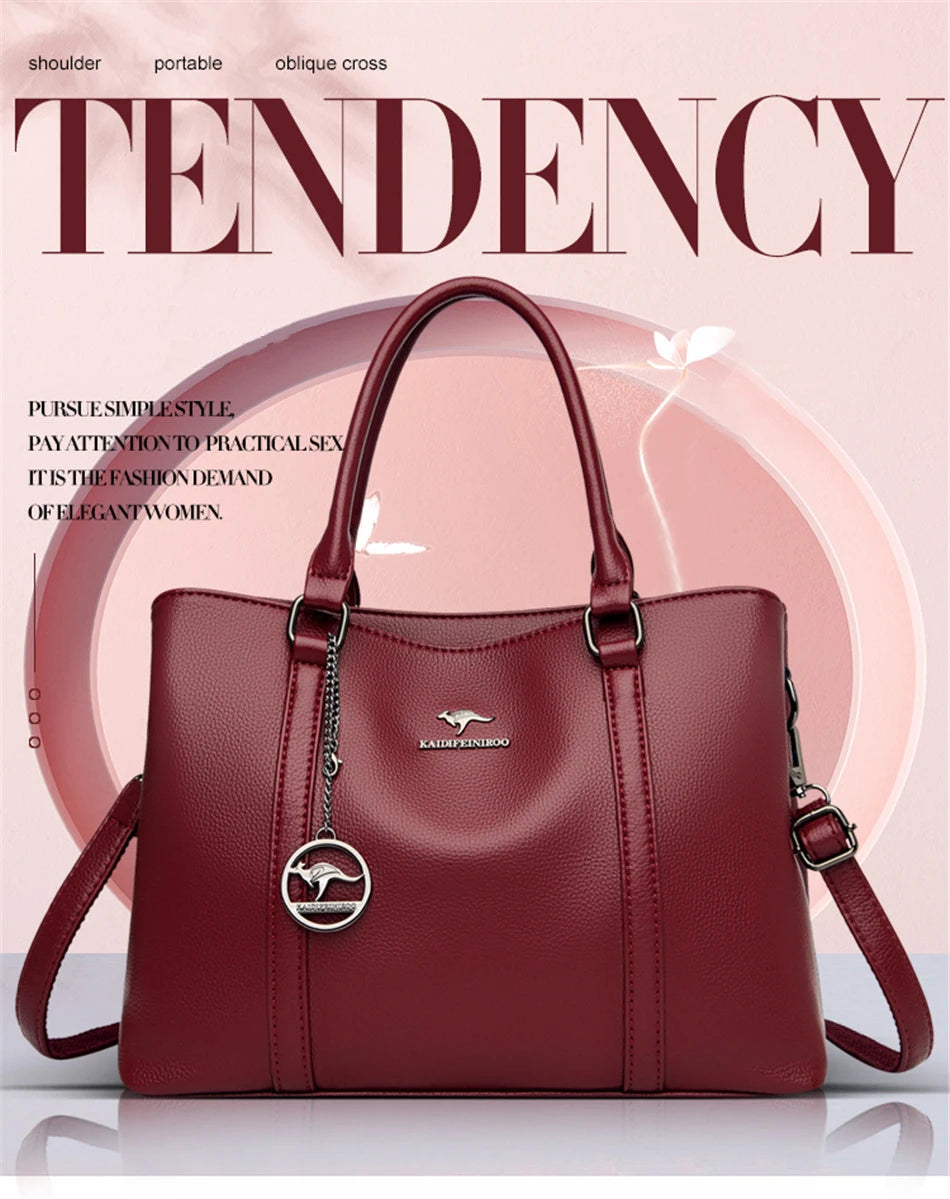 Véritable marque de luxe concepteur femmes sacs de haute qualité en cuir épaule bandoulière messager fourre-tout grand sac à main sacs à main