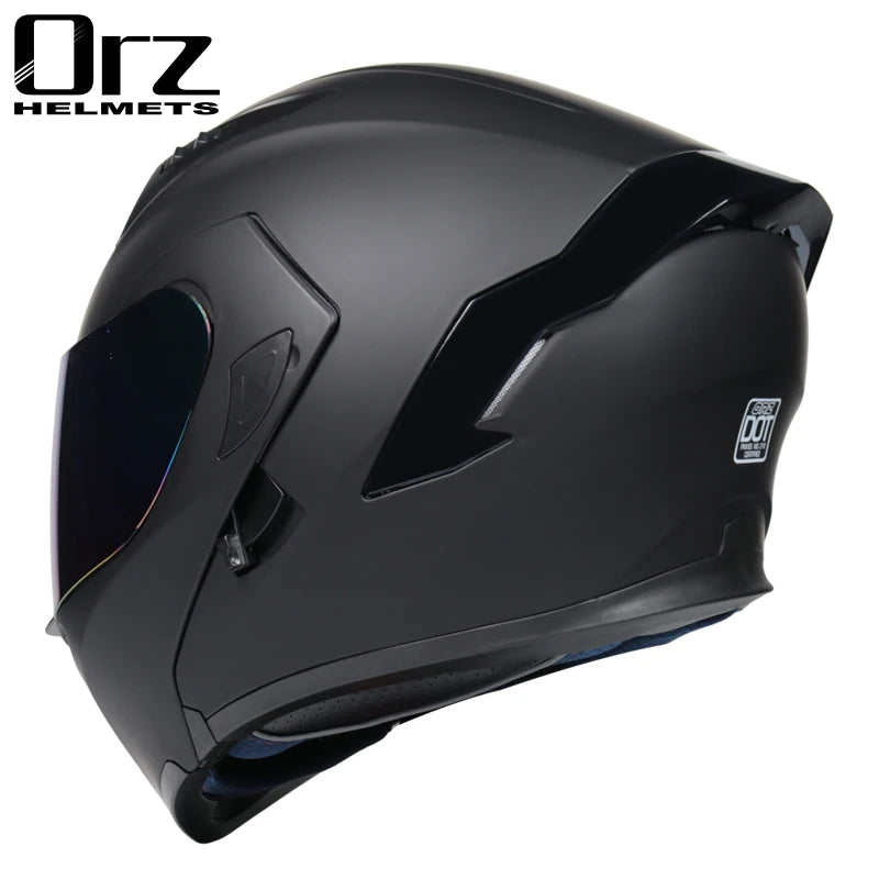 D'expériences de moto à double visière, casque modulable modulaire, casque intégral approuvé par le DOT, casque de course de moto, casque de motocross, DOT