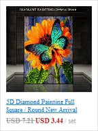 Peinture diamant thème paysage, broderie complète 5D, perles carrées ou rondes, décoration de biscuits, kit d'artisanat, mosaïque
