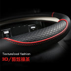 Housse de volant de voiture en cuir PU 38cm pour Suzuki Swift 2011-2016 Vitara 2015-2019 Celerio 2015 - 2019 SX4 S-CROSS 2013-2019