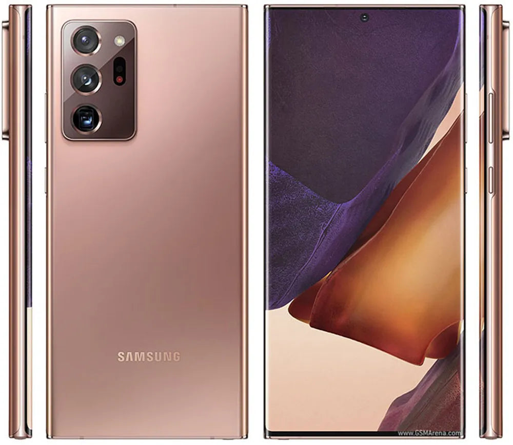 Samsung Galaxy Note 20 Note20 Ultra 5G N986U1 N986B N986N N9860 6.9 "AMOLED 12GB RAM 128/256/512GB NFC téléphone portable d'origine