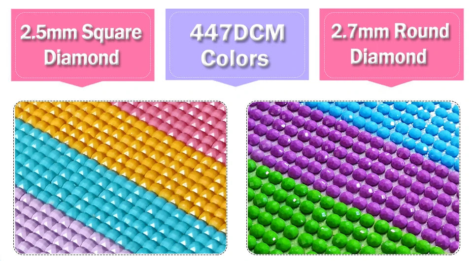 Peinture diamant thème paysage, broderie complète 5D, perles carrées ou rondes, décoration de biscuits, kit d'artisanat, mosaïque