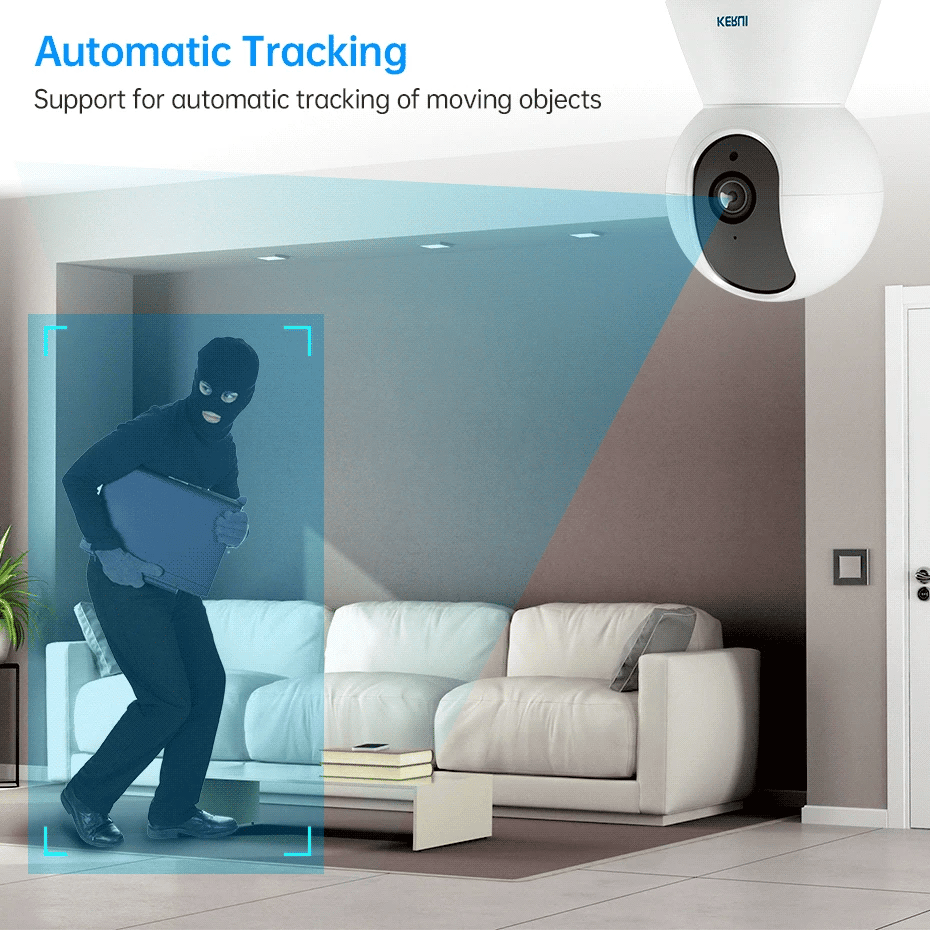 KERUI W184-Capteur de mouvement intelligent Tuya, 4G, WiFi, 101 unité de système d'alarme, sans fil, compatible Alexa, anti-cambriolage, contrôle à domicile