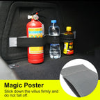 Organisateur de coffre de voiture, sac de rangement de ceinture de fixation, bandes magiques, accessoires de voiture, rangement, organisateurs de style de voiture