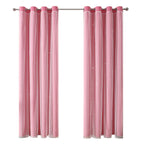 Cross-border for Exclusive Customized Polyester Lace Double-layer Sheer Curtains Grommet Left/Right Biparting Open Curtains