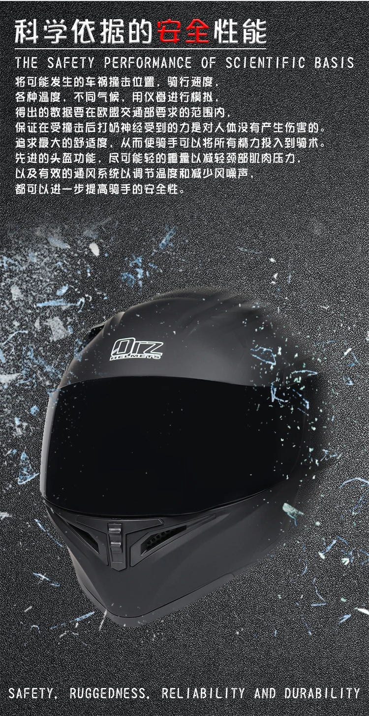 D'expériences de moto à double visière, casque modulable modulaire, casque intégral approuvé par le DOT, casque de course de moto, casque de motocross, DOT