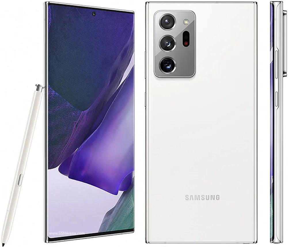 Samsung Galaxy Note 20 Note20 Ultra 5G N986U1 N986B N986N N9860 6.9 "AMOLED 12GB RAM 128/256/512GB NFC téléphone portable d'origine