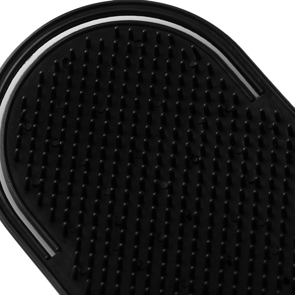 Peigne à shampoing de poche pour hommes, 1 pièce, barbe, moustache, paume, cuir chevelu, Massage, soins capillaires noirs, brosse Portable de voyage, outils de coiffure