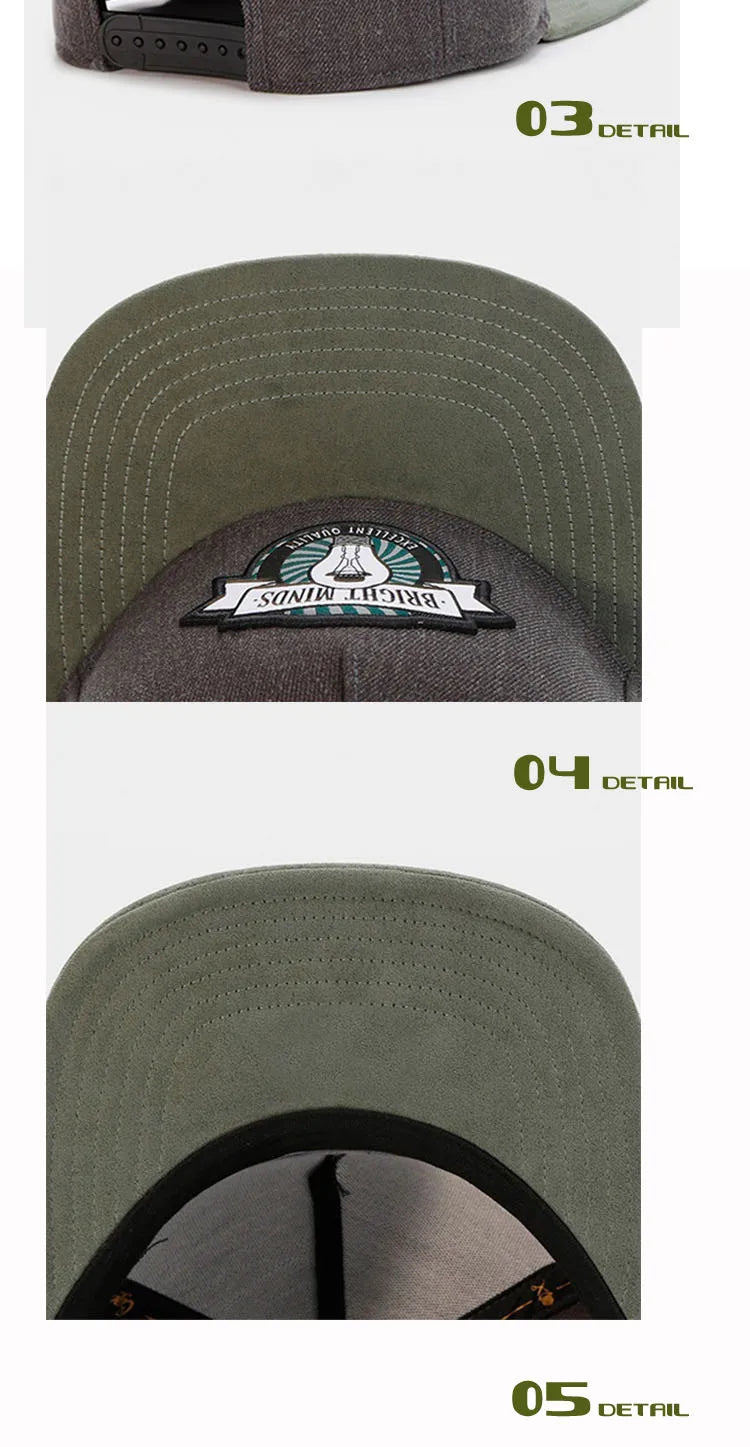 PANGKB marque brillant mines casquette mode gris hip hop rue danse snapback chapeau pour hommes femmes adulte en plein air décontracté soleil casquette de baseball
