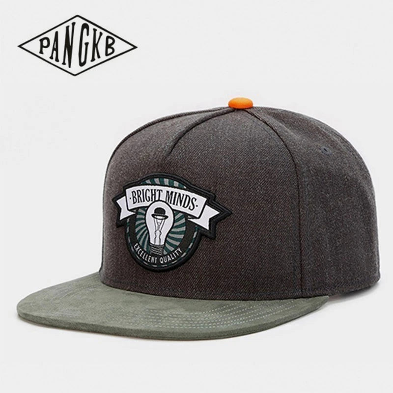 PANGKB marque brillant mines casquette mode gris hip hop rue danse snapback chapeau pour hommes femmes adulte en plein air décontracté soleil casquette de baseball