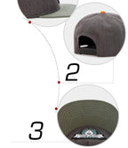 PANGKB marque brillant mines casquette mode gris hip hop rue danse snapback chapeau pour hommes femmes adulte en plein air décontracté soleil casquette de baseball