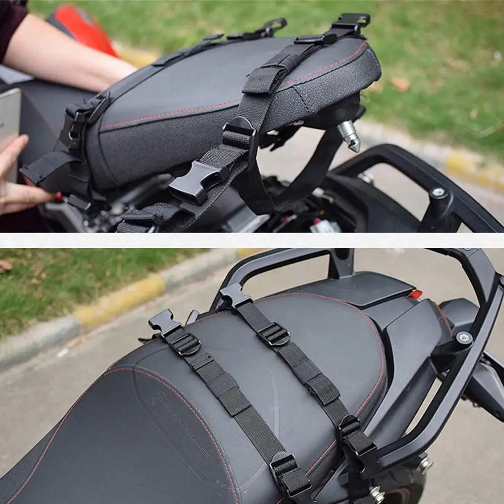 Le plus récent Moto étanche course Moto casque sacs de voyage valise sacoches + une paire d'imperméable + plastiques