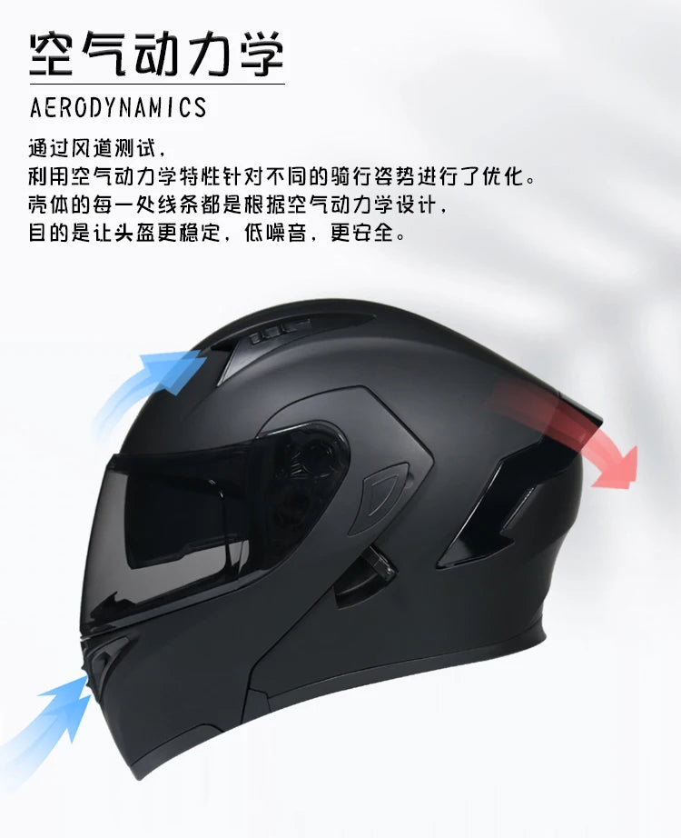 D'expériences de moto à double visière, casque modulable modulaire, casque intégral approuvé par le DOT, casque de course de moto, casque de motocross, DOT