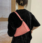 Sacs en cuir PU pour femmes, sac à main à motif d'alligator, petit sac messager sous les bras