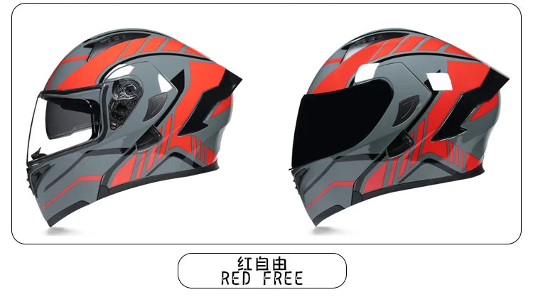 D'expériences de moto à double visière, casque modulable modulaire, casque intégral approuvé par le DOT, casque de course de moto, casque de motocross, DOT