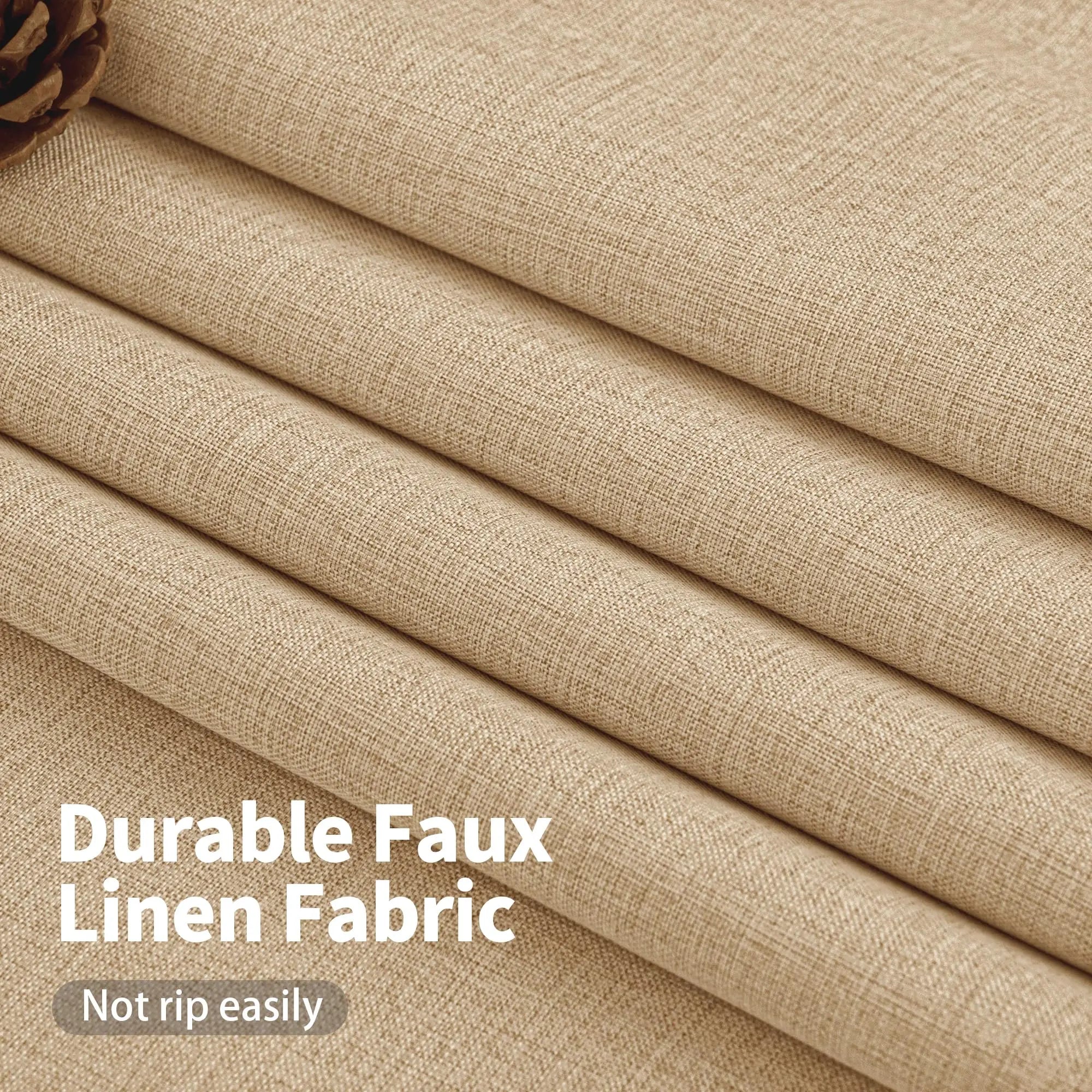 Winter Thermal Insulated Blackout Curtains for Bedroom & Living Room Full-Window Grommets Drapes in Black Blackout Room