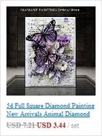 Peinture diamant thème paysage, broderie complète 5D, perles carrées ou rondes, décoration de biscuits, kit d'artisanat, mosaïque