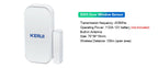 KERUI W184-Capteur de mouvement intelligent Tuya, 4G, WiFi, 101 unité de système d'alarme, sans fil, compatible Alexa, anti-cambriolage, contrôle à domicile