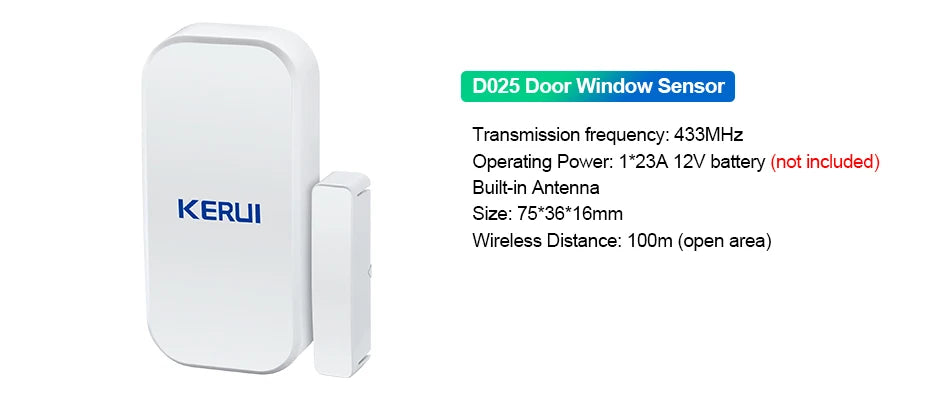 KERUI W184-Capteur de mouvement intelligent Tuya, 4G, WiFi, 101 unité de système d'alarme, sans fil, compatible Alexa, anti-cambriolage, contrôle à domicile