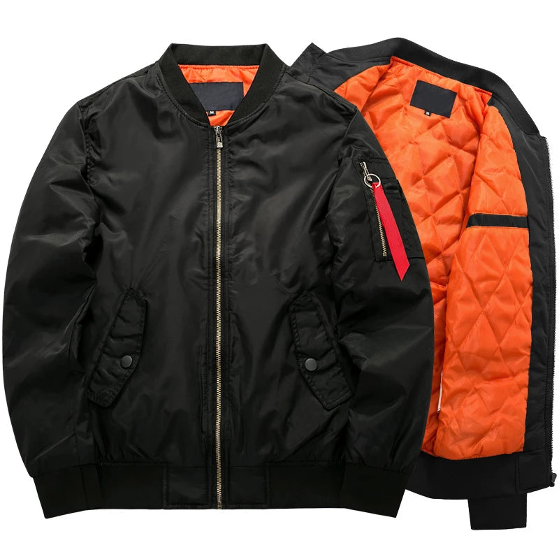 Nouvelle marque hommes veste décontractée grande taille hommes pilote Bomber veste mâle grande taille pardessus Casaco Moletom Masculino