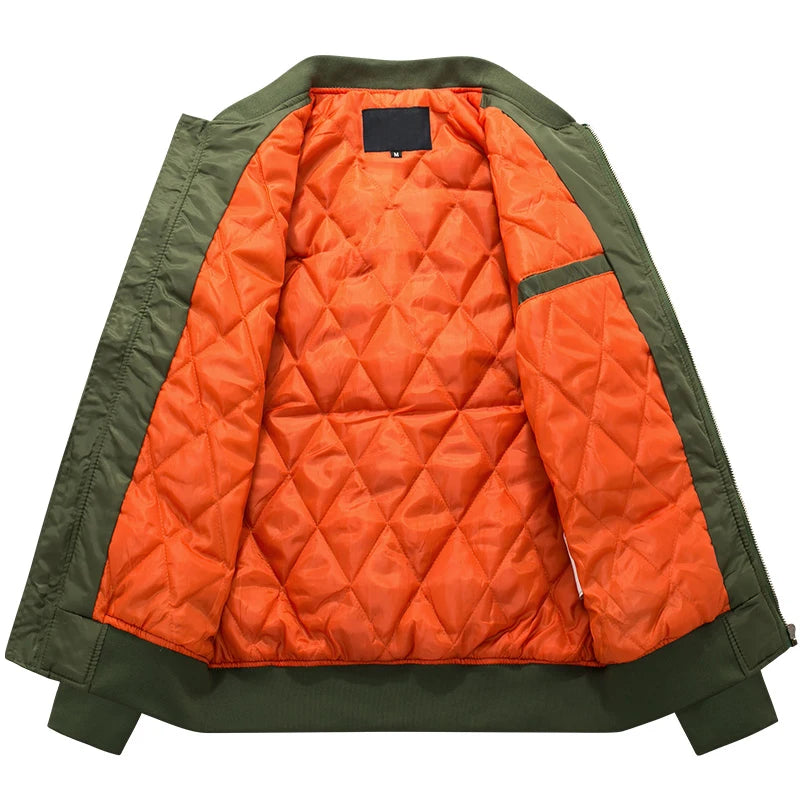 Nouvelle marque hommes veste décontractée grande taille hommes pilote Bomber veste mâle grande taille pardessus Casaco Moletom Masculino