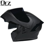 D'expériences de moto à double visière, casque modulable modulaire, casque intégral approuvé par le DOT, casque de course de moto, casque de motocross, DOT