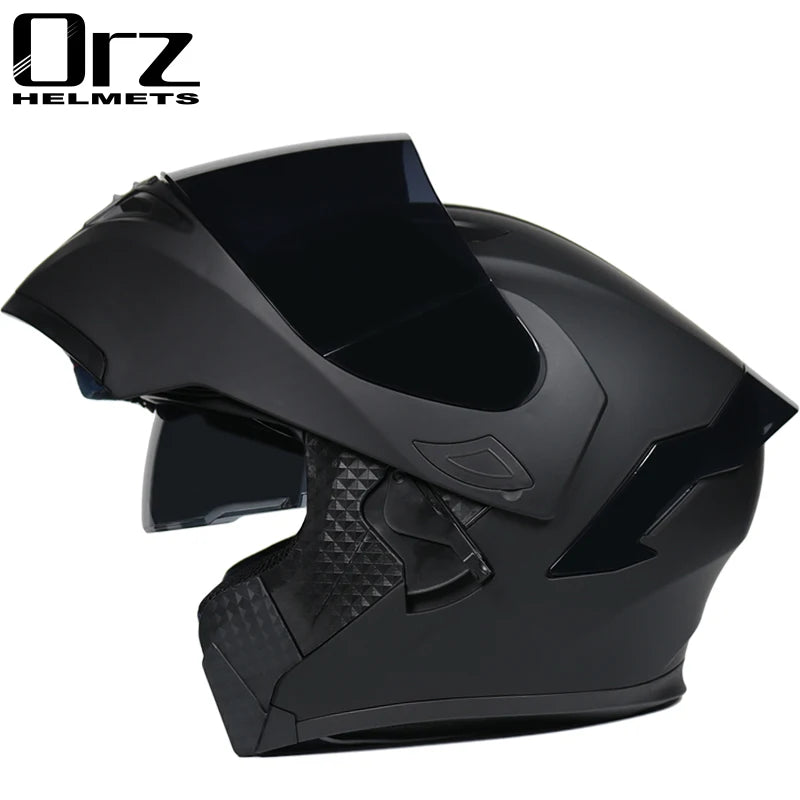 D'expériences de moto à double visière, casque modulable modulaire, casque intégral approuvé par le DOT, casque de course de moto, casque de motocross, DOT