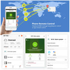 KERUI W184-Capteur de mouvement intelligent Tuya, 4G, WiFi, 101 unité de système d'alarme, sans fil, compatible Alexa, anti-cambriolage, contrôle à domicile