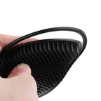 Peigne à shampoing de poche pour hommes, 1 pièce, barbe, moustache, paume, cuir chevelu, Massage, soins capillaires noirs, brosse Portable de voyage, outils de coiffure