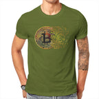 Crypto crypto-monnaie j'aime Bitcoin Art t-shirt classique graphique hommes t-shirts hauts ample coton col rond t-shirt