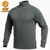 Outdoor Tactical Casual Single Guide Long-Sleeved Frog Suit Breathable Elastic Regular Fit Washed Blank Camouflage