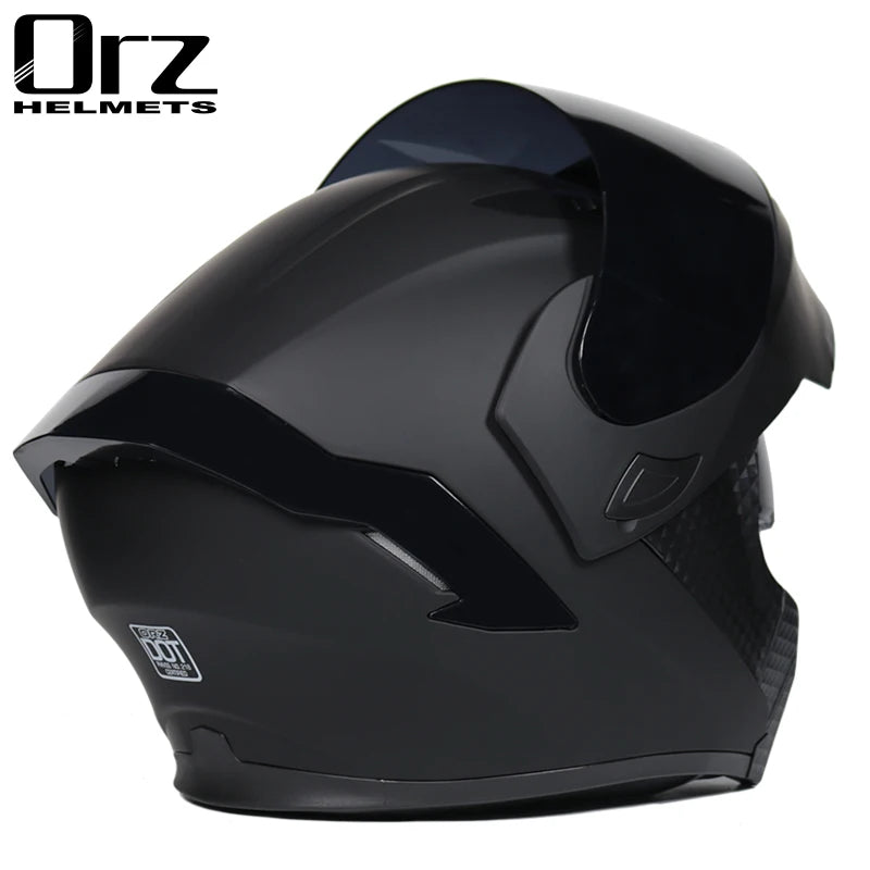 D'expériences de moto à double visière, casque modulable modulaire, casque intégral approuvé par le DOT, casque de course de moto, casque de motocross, DOT