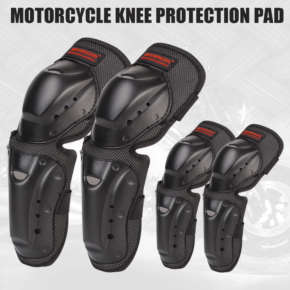 Accessoires de moto, équipement de protection d'équitation, 4 pièces/ensemble, genouillères et coudières, protections de patinage pour Motocross