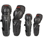 Accessoires de moto, équipement de protection d'équitation, 4 pièces/ensemble, genouillères et coudières, protections de patinage pour Motocross