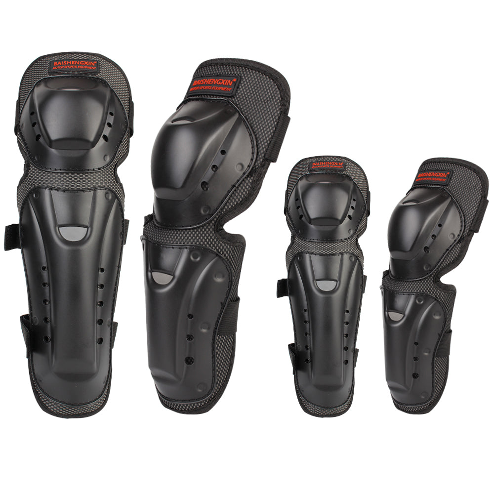 Accessoires de moto, équipement de protection d'équitation, 4 pièces/ensemble, genouillères et coudières, protections de patinage pour Motocross