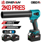 ONEVAN 400 M/s souffleurs Turbo électriques sans brosse 300000 tr/min souffleur de feuilles portatif outil de soufflage de poussière pour batterie Makita 18 V