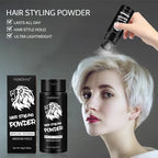 Poudre volumisante pour cheveux, poudre volumisante anti-graisse, facile à utiliser, tenue longue durée pour hommes et femmes, sans traces sur les cheveux