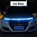 Feux diurnes à LED pour capot de voiture, démarrage par balayage, lumières décoratives, guide de capot moteur automatique DRL, lampe d'ambiance décorative, 12V, 150cm
