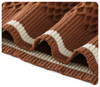 Polo en maille jacquard décontracté pour homme 2026, col en V, couleur unie, manches courtes, respirant, vêtement de luxe B24