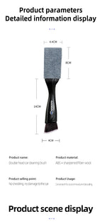 Brosse de nettoyage de ventilation de voiture, outils de dépoussiérage intérieur automobile pour Volvo Xc60 Xc90 V40 V60 S60 V50 V90 S80 C40 XC40 V70 XC70