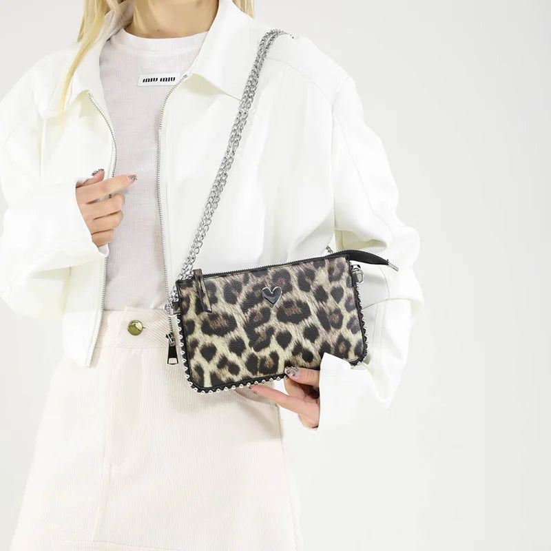 Sacs à bandoulière Design de couleur unie pour femmes chaîne de mode sacs à Main de téléphone portable Sac à bandoulière de mode Sac A Main femme