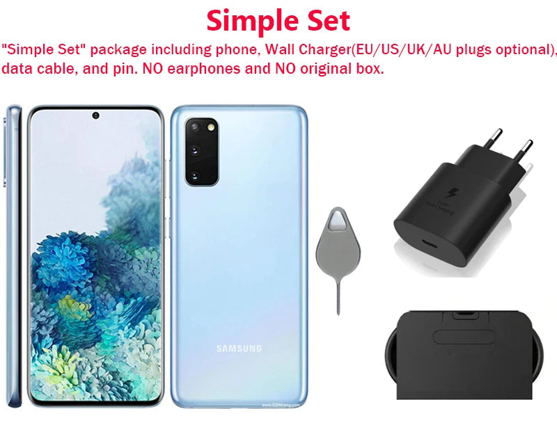 Samsung-Smartphone Galaxy S20 5G, téléphone portable, SIM G9810, écran 6.2 pouces, Dean, 128 Go de RAM, 12 Go de ROM, processeur Snapdragon 865, NDavid, Octa Core, Android 2