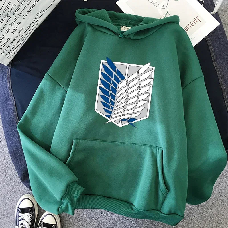 Sweats à capuche Shingeki No Kyojin, Attaque des Titans, PVD, Anime japonais, Vêtements Manga, Eren Yeager
