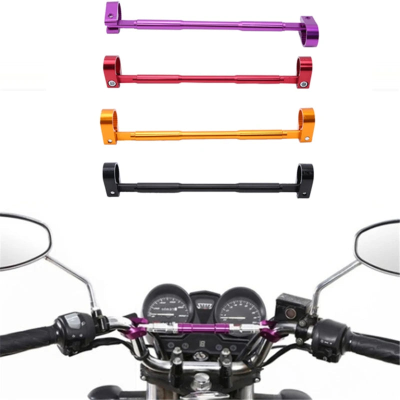 Barre d'équilibre universelle multifonction pour Moto, Extension en alliage d'aluminium modifié, support de phare, accessoires de Moto