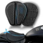 Coussin de siège de moto 3D en nid d'abeille antidérapant, coussin de siège en gel pour moto, coussin de siège pour soulager la pression, accessoires de moto