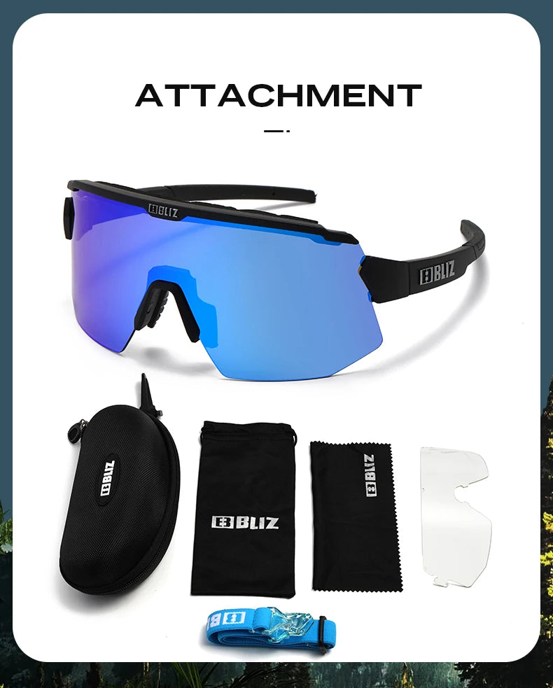 B BLIZ Breeze Premium lunettes de cyclisme UV400-2 HD lentille unisexe lunettes de soleil de sport pour vtt course pêche course vélo lunettes