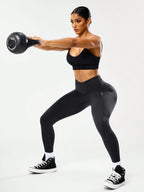 Leggings de fitness taille haute pour femmes, contrôle du ventre, cul de pêche, avec dos en V, respirants, à séchage rapide et surélevés, les plus vendus