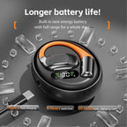 EARDECO TWS – écouteurs sans fil à clipser, oreillettes Bluetooth, son stéréo, casques Bluetooth sans fil avec microphone, son Hifi
