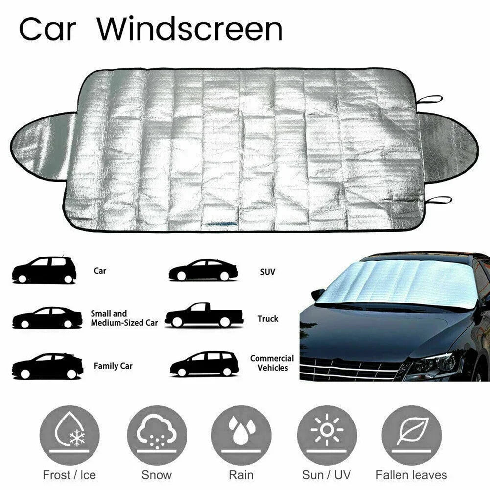 Accessoires de voiture, pare-brise de voiture, couverture anti-gel, bouclier de neige glacée, Protection avant, rideau de Protection UV automatique, style 1 pièce