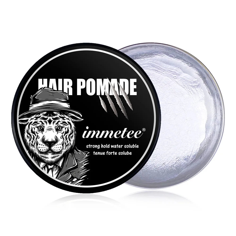 Cire capillaire parfumée pour hommes |   Contrôle du bord à forte tenue Volume naturel |   Non gras à base d'eau sans frisottis |   Cre de coiffure Flyaway